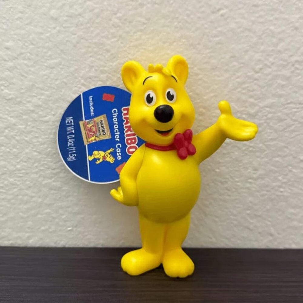 Haribo Bear Candy box container RARE Yellow New